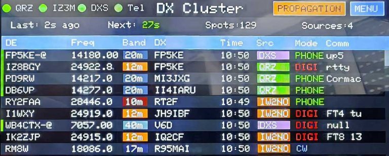 UPGRADE Firmware DX-CLUSTER Vers.1.1.67